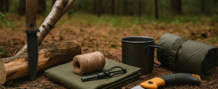 Techniques de bushcraft.